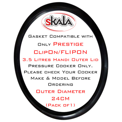 Gasket For TTK Prestige 3.5 litres Clipon Svachh Kadai Handi